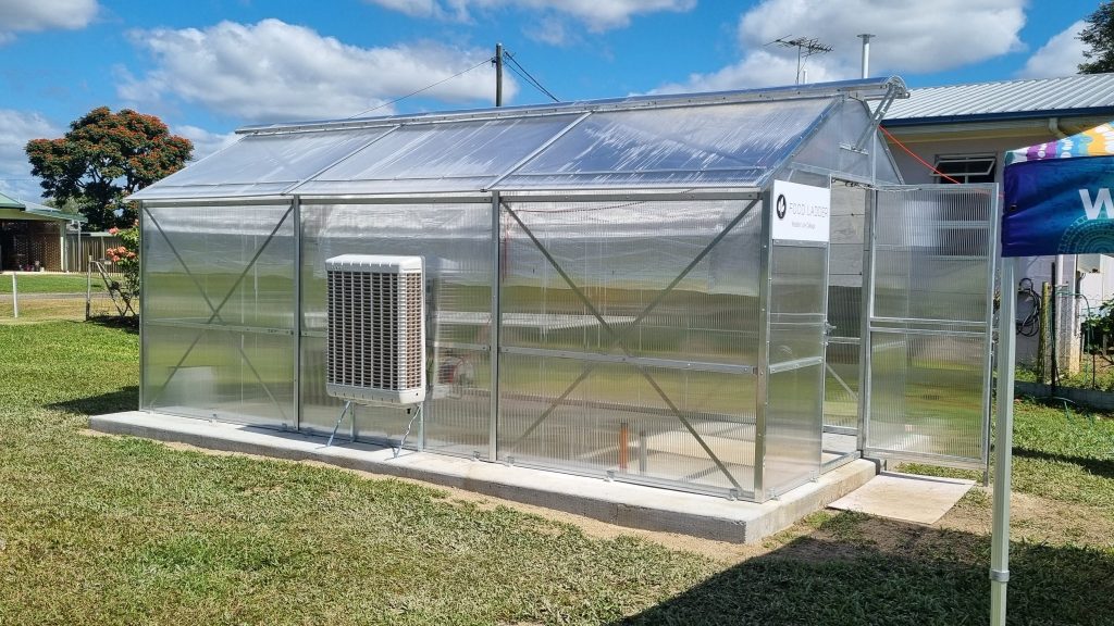 Image of the Radiant Life College Hydroponics Greenhouse.